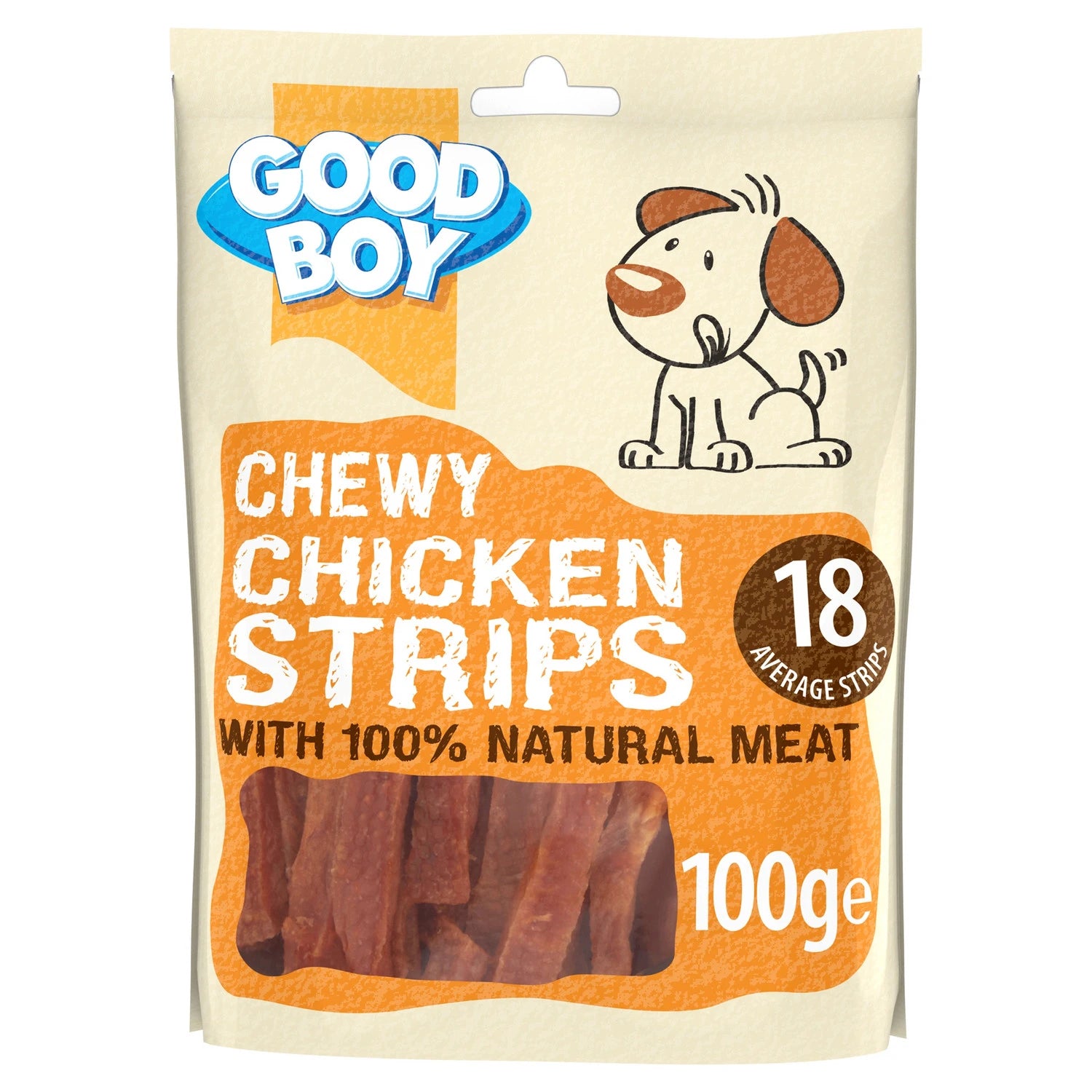 Good boy Chewy Chicken Strips 100 g