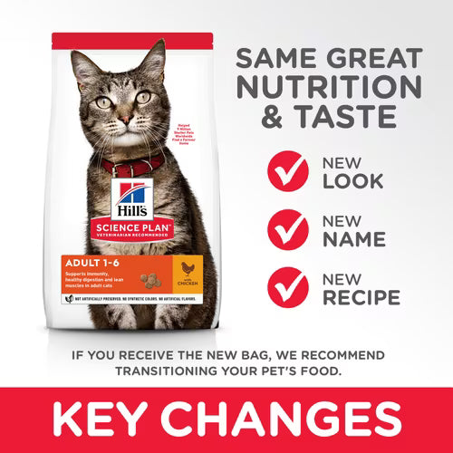 Hill's Science Plan Adult Cat Food with Chicken 300g