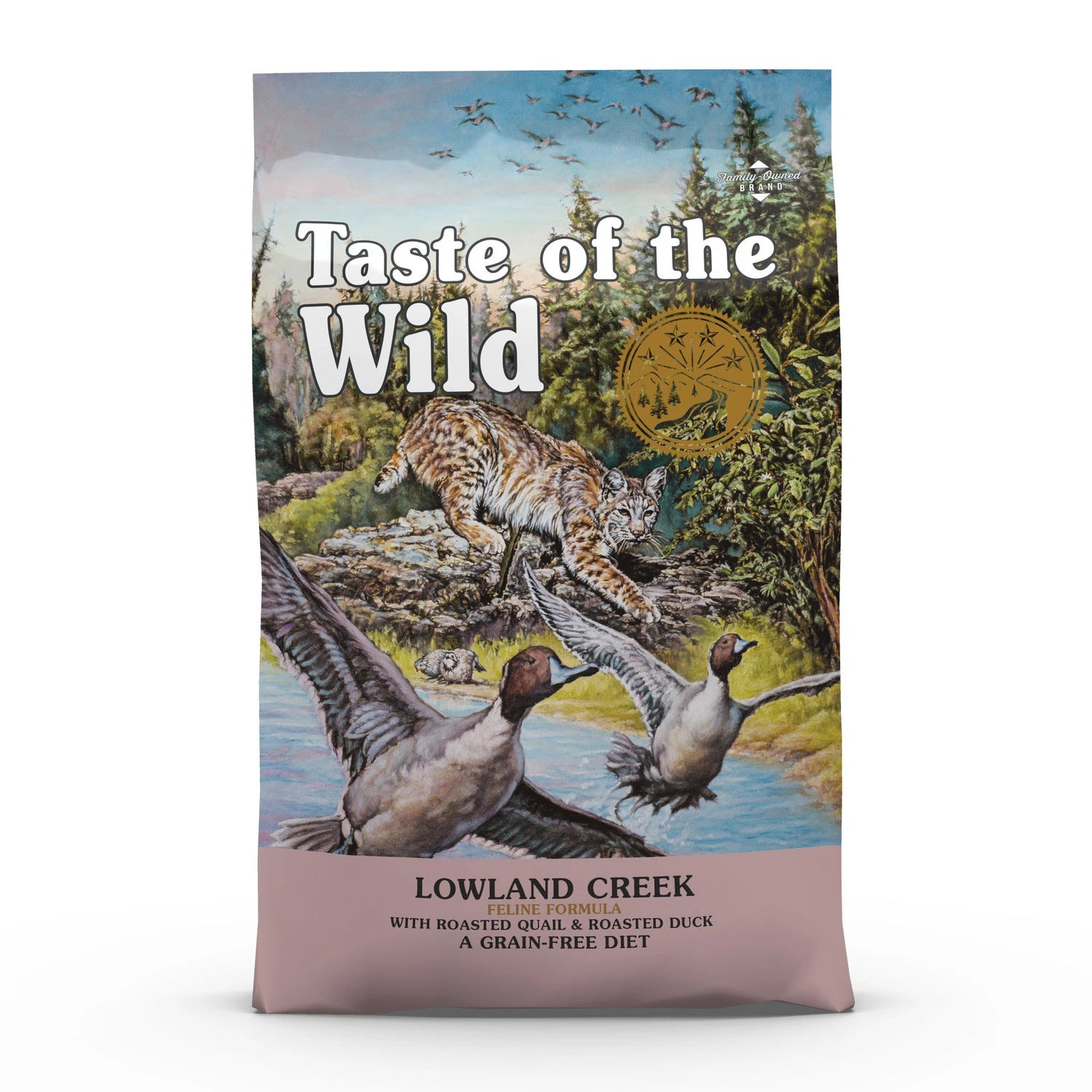 Taste of the Wild Lowland Creek Feline Recipe - 6.60kg (14.55 lbs)