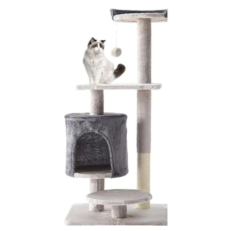 Cozy Paws Cat Tower Grey-50*40*110