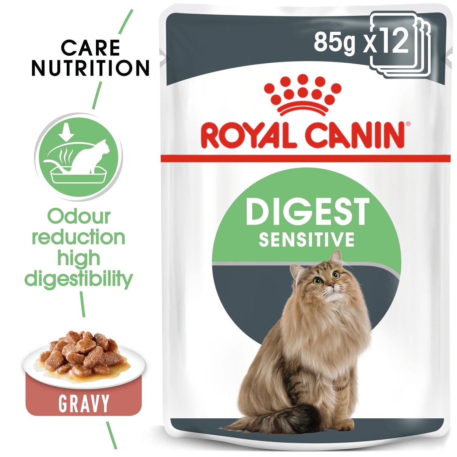 ROYAL CANIN® Digest Sensitive Gravy (Wet Food - Pouches) 12 x 85 g